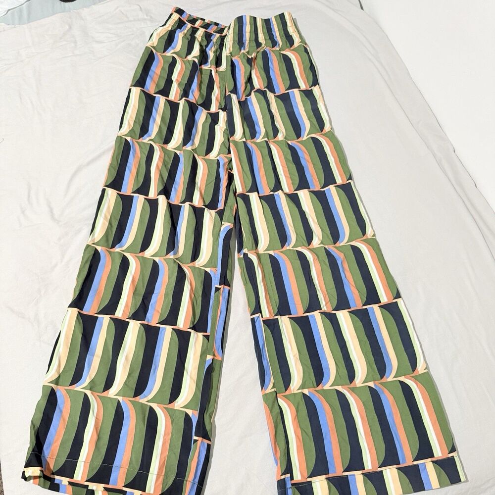 Jets Australia Women’s Urban Geo Wide Leg Pant J61439 Size 6 Small NWT